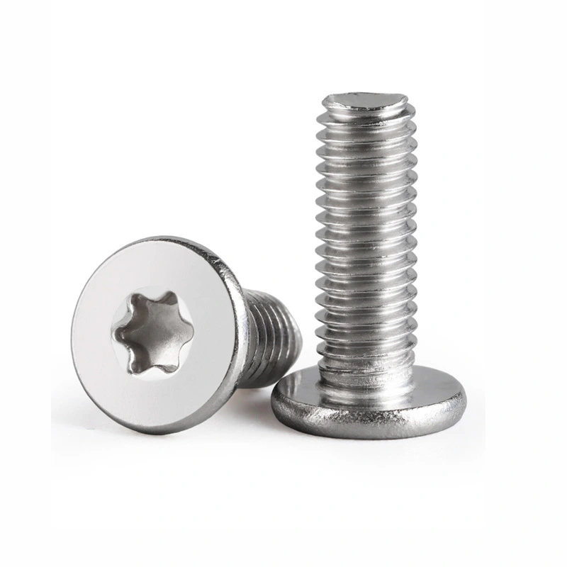 M3 x 4mm Torx Flat Head Machine Screw SUS304 Stainless Steel Inox 