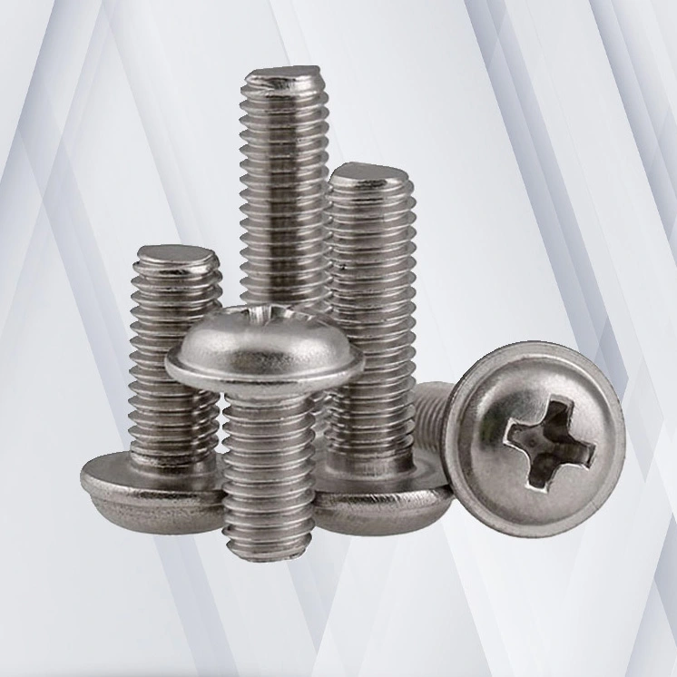 8-32 x 1/4"  Pan Washer Head Phillips Machine Screws SUS304 Stainless Steel Inox