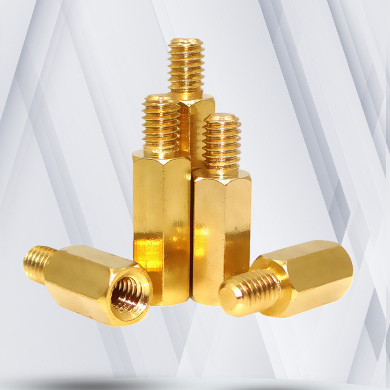 M3.5 x 13mm Hex Male Female Spacers Brass Standoffs