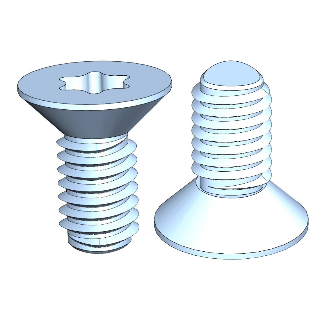 6-32 x 1/4 inch