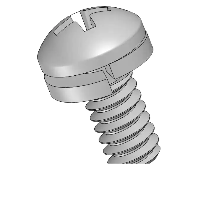 4-40 x 1/4" Pan Head Phillips SEMS Screws with Spring Washer SUS304 Stainless Steel Inox