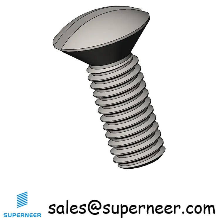 M3 x 8 mm Oval Head Slotted Machine Screw SUS304 Stainless Steel Inox DIN 964