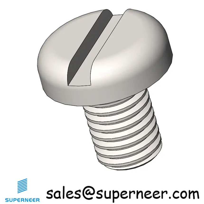 M4 x 6 mm  Pan Head Pozi Machine Screw SUS304 Stainless Steel Inox  ISO 7045