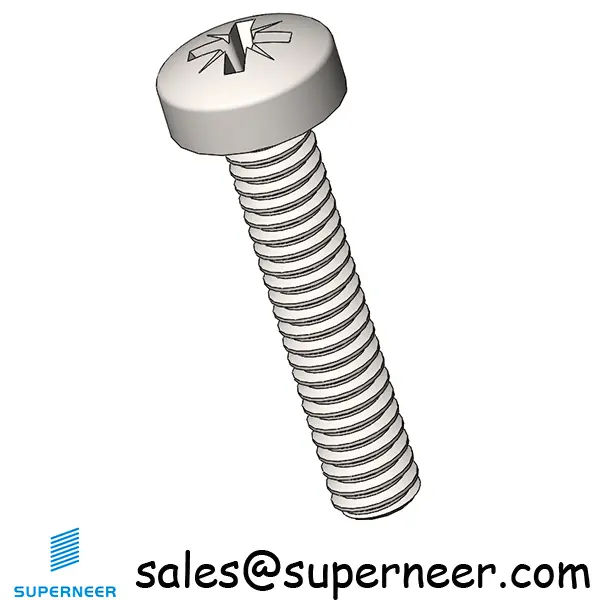 M2 x 10 mm  Pan Head Pozi Machine Screw SUS304 Stainless Steel Inox   ISO 7045