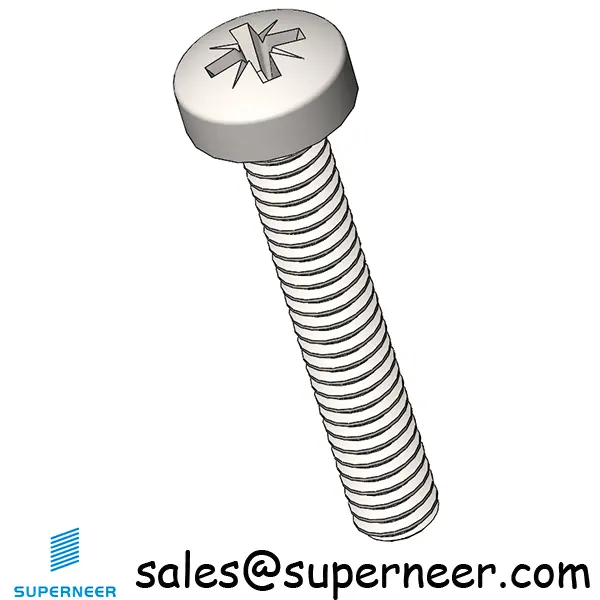M2 x 12 mm  Pan Head Pozi Machine Screw SUS304 Stainless Steel Inox   ISO 7045