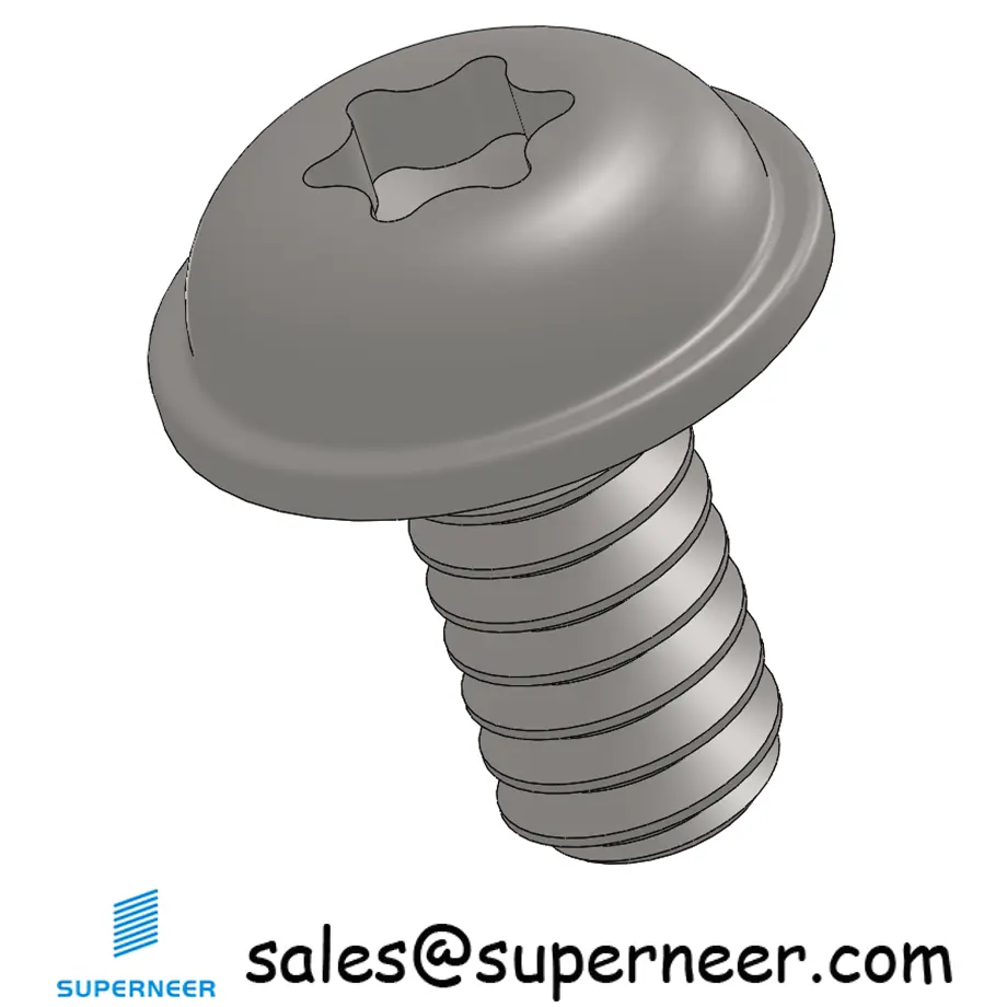10-32 x 3/8" Pan Washer Head Torx Machine Screws SUS304 Stainless Steel Inox