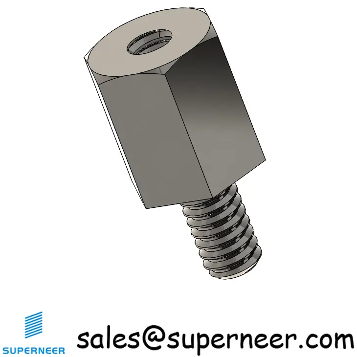 2-56 x 7/32" Standoff Screw SUS303 Stainless Steel Inox Hex Male Female Spacers 
