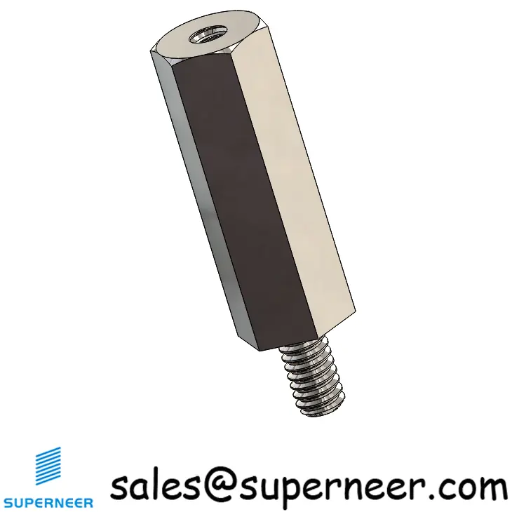 2-56 x 9/16" Standoff Screw SUS303 Stainless Steel Inox Hex Male Female Spacers 