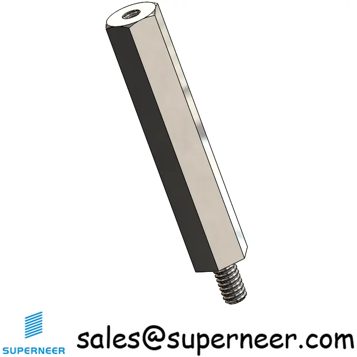 2-56 x 1" Standoff Screw SUS303 Stainless Steel Inox Hex Male Female Spacers 
