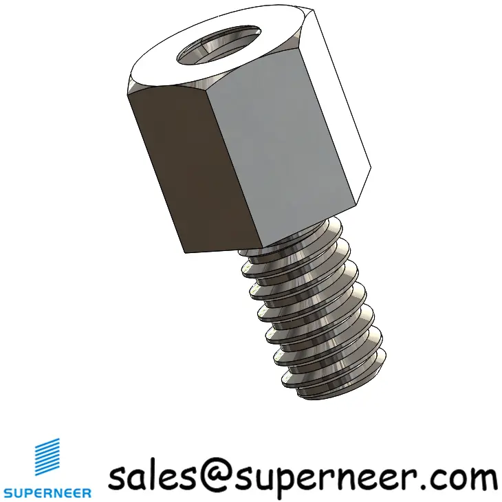 4-40 x 3/16" SUS303 Stainless Steel Inox Standoff Screws Hex Male Female Spacers 