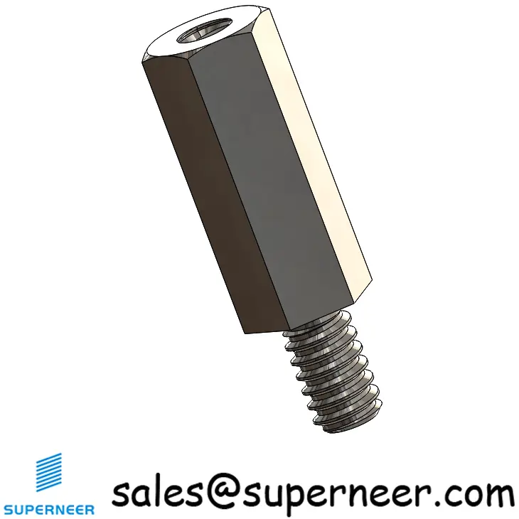 4-40 x 15/32" SUS303 Stainless Steel Inox Standoff Screws Hex Male Female Spacers 