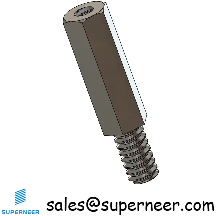 6-32 x 9/16" SUS303 Stainless Steel Inox Standoff Spacer Hex Male Female Screws Fastener