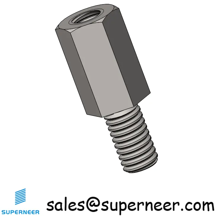 M3.5 x 9mm Hex Male Female Spacers SUS303 Stainless Steel Inox Standoffs