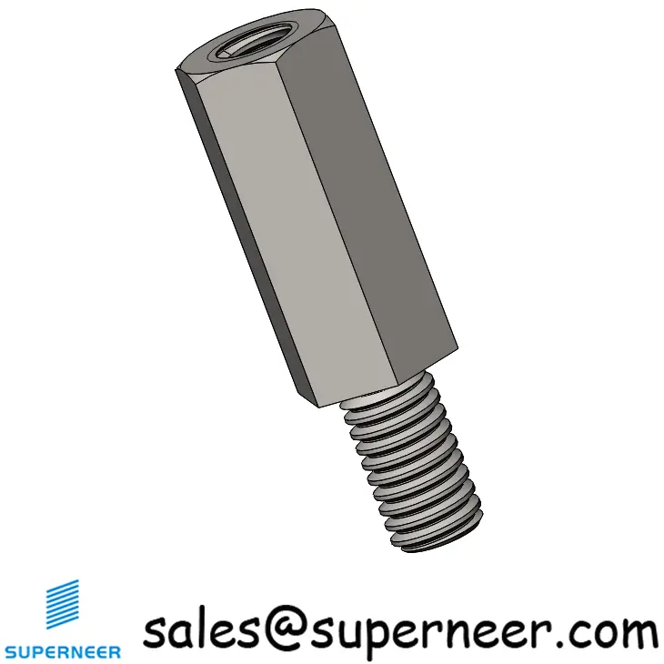 M3.5 x 13mm Hex Male Female Spacers SUS303 Stainless Steel Inox Standoffs