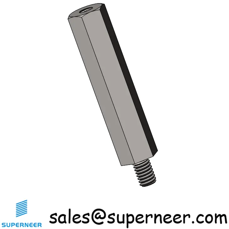 M2.5 x 23mm Hex Spacers Male Standoffs Female SUS303 Stainless Steel Inox