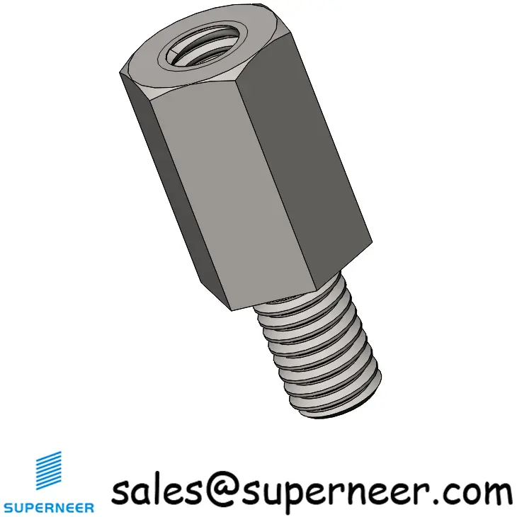 M3 x 8mm Hex Standoffs Male Female Spacers SUS303 Stainless Steel Inox 