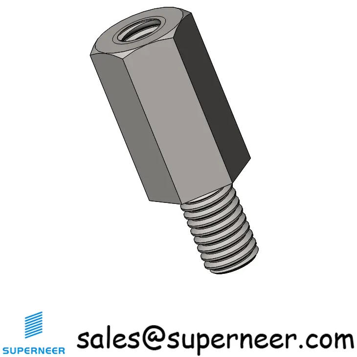 M3 x 9mm Hex Standoffs Male Female Spacers SUS303 Stainless Steel Inox 