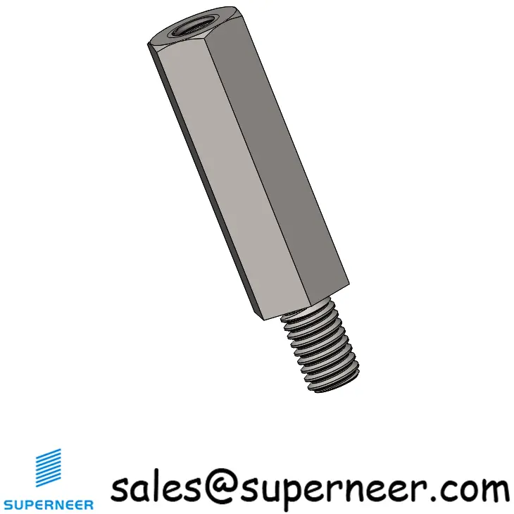 M3 x 16mm Hex Standoffs Male Female Spacers SUS303 Stainless Steel Inox 