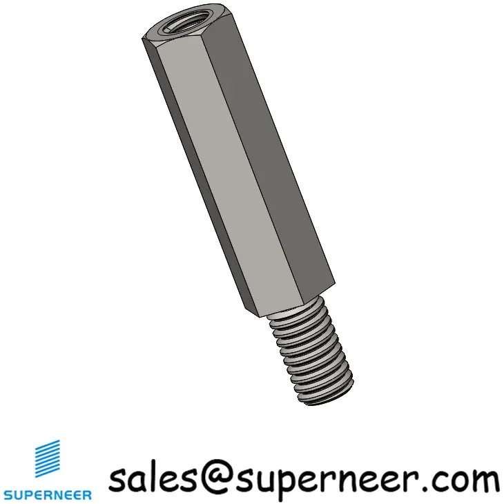 M3.5 x 18mm SUS303 Stainless Steel Inox Spacers Hex Male Female Standoffs