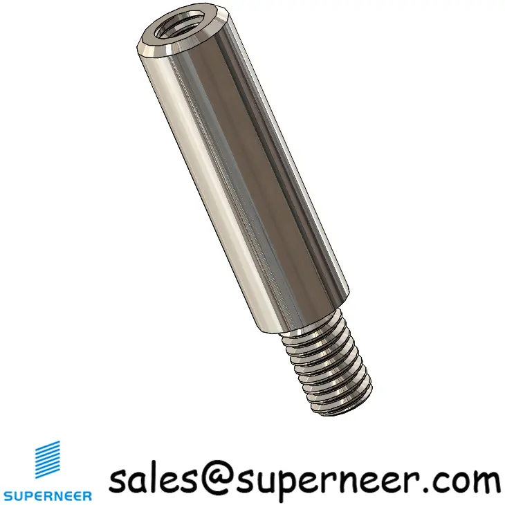 M3 x 15mm Round Spacers SUS303 Stainless Steel Inox Male Female Standoffs Screws