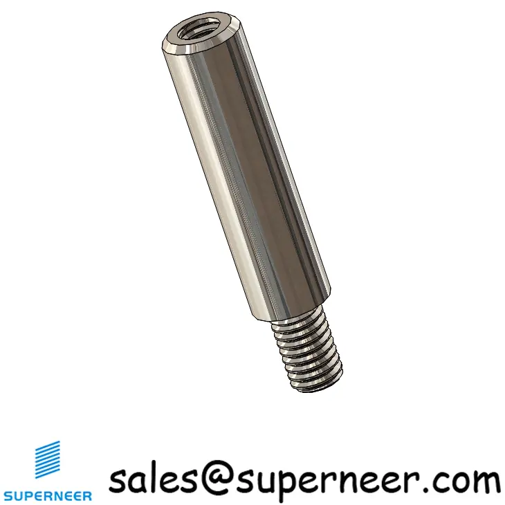 M3 x 17mm Round Spacers SUS303 Stainless Steel Inox Male Female Standoffs Screws