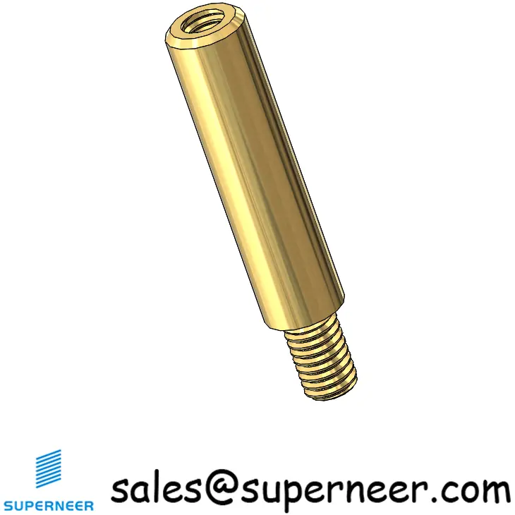 M3 x 18mm Round Spacers Brass Male Female Standoffs Screws