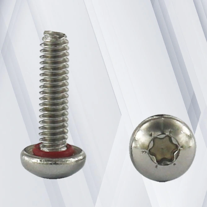 M2 x 8 mm Self Sealing Screw Pan Torx Head  SUS304 Stainless Steel Waterproof Screws