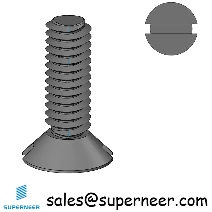 M4 × 12mm Flat Head Slot Thread Forming Screws for Metal Steel Black