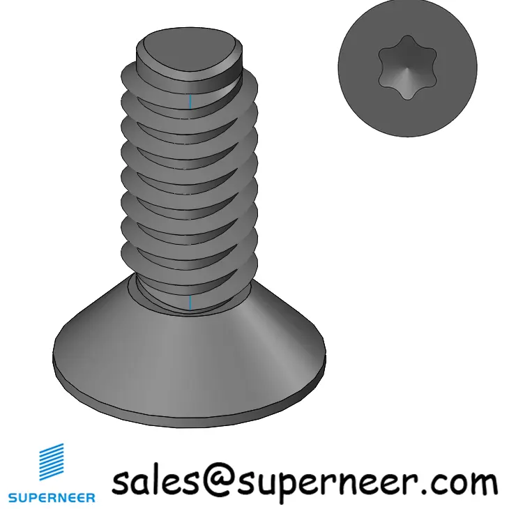 M2 × 5mm Flat Head TorxThread Forming Screws for Metal SUS304 Stainless Steel Inox