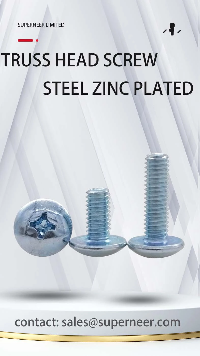 M2.2 x 5 mm Truss Head Phillips Machine Screw Steel Blue Zinc Plated JIS B 1111