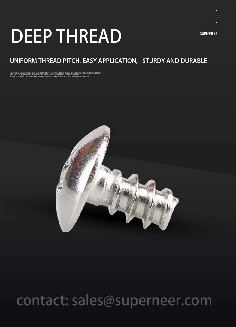 2.5 x 10mm Phillips Truss Head Self Tapping Screws SUS304 Stainless Steel