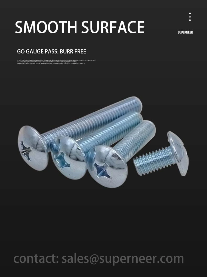 M2.2 x 5 mm Truss Head Phillips Machine Screw Steel Blue Zinc Plated JIS B 1111