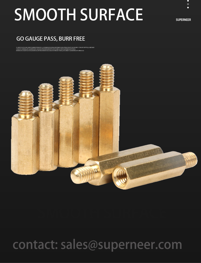 M3 x 8mm Hex Standoffs Male Female Spacers Brass