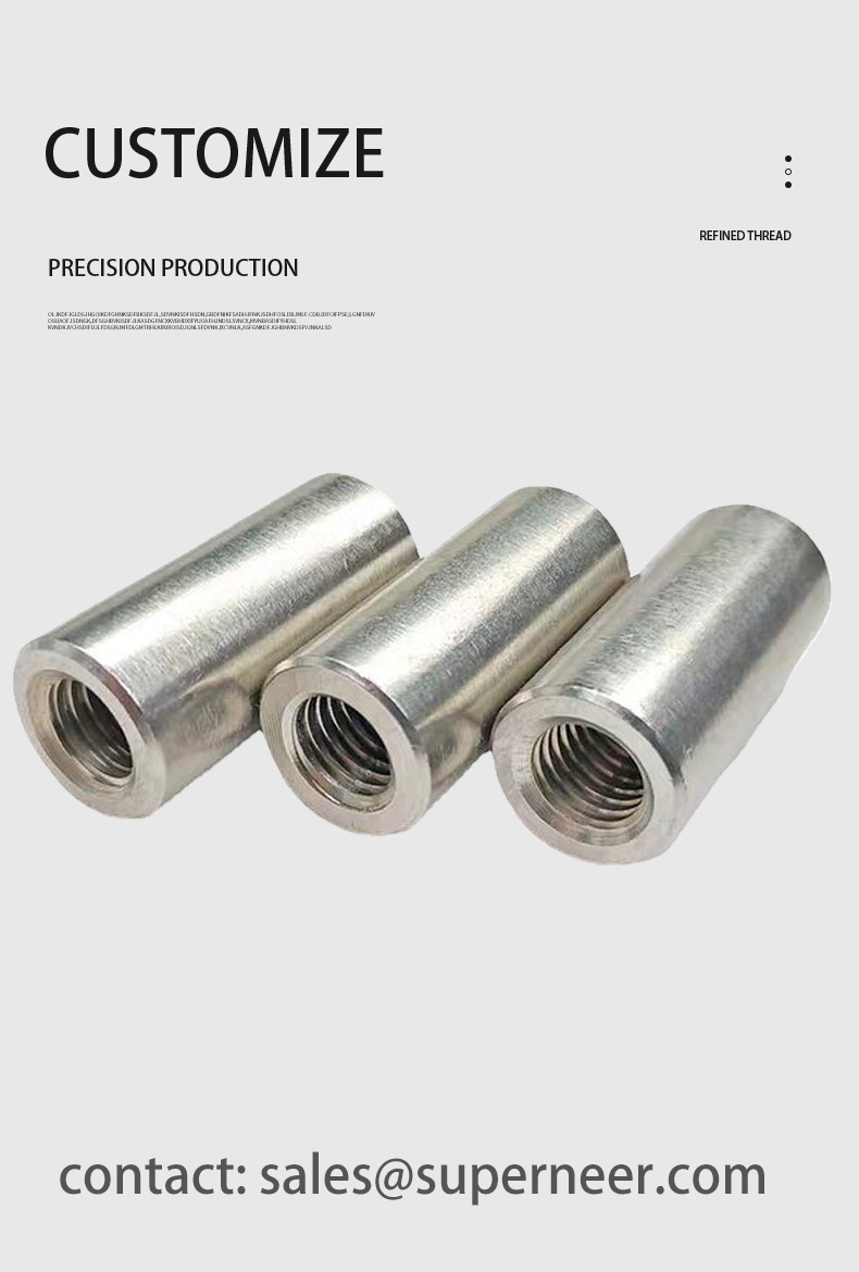 2-56 x 9/16" Round Female Female Spacers SUS303 Stainless Steel Inox Stand Off