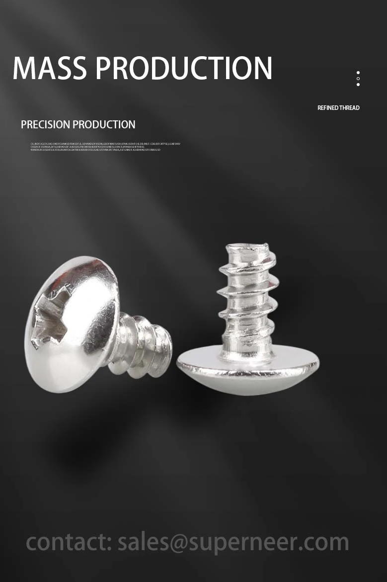 2.5 x 10mm Phillips Truss Head Self Tapping Screws SUS304 Stainless Steel