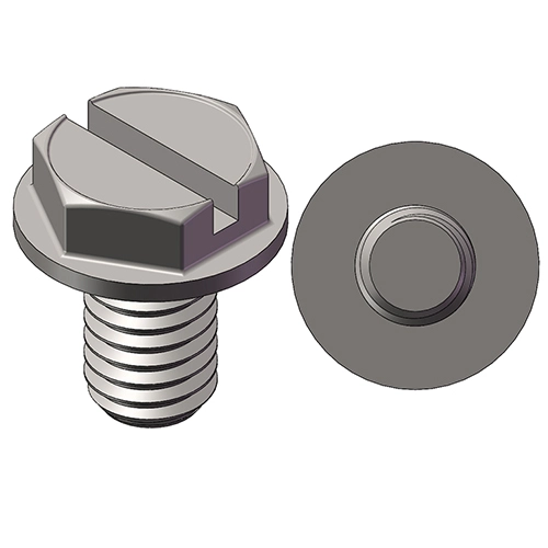 Slot Hexagon Flange Bolt