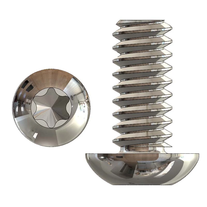 SUS304 Stainless Steel Button Head Bolt &  Button Head Torx Screws Supply