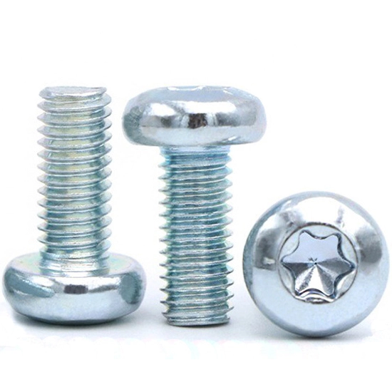 Blue Zinc Plated Steel Torx Pan Head Screw
