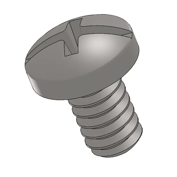 Sus304 Stainless Steel Slotted Phillips Pan Head Screw