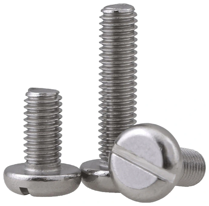 Sus304 Stainless Steel Slot Pan Head Machine Screws