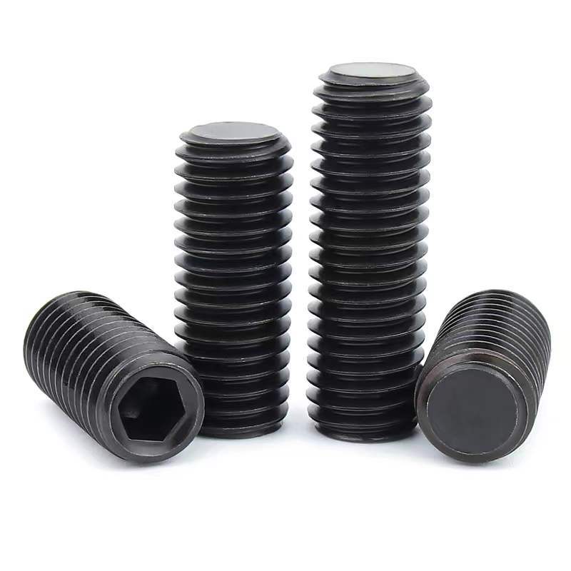 12.9 Grade Steel Socket Set Screw with Flat Point