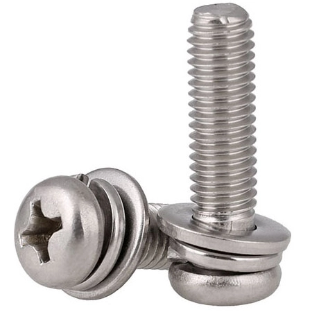 Sus304 Stainless Steel Double Washer Screw - Superneer Fastener