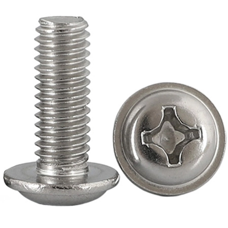 Sus304 Stainless Steel Phillips Washer Head Screw