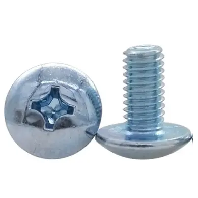 Blue Zinc Plated Steel Phillips Truss Head Screw