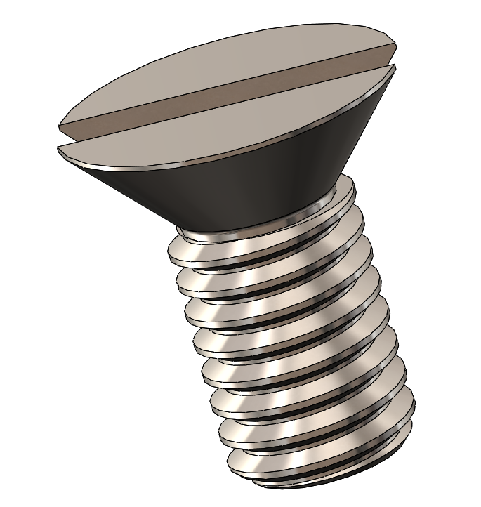 Sus304 Stainless Steel Slotted Flat Head Screw | CSK Slotted Screw