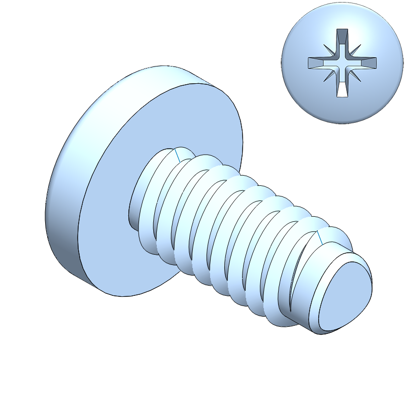 Blue Zinc Plated Steel