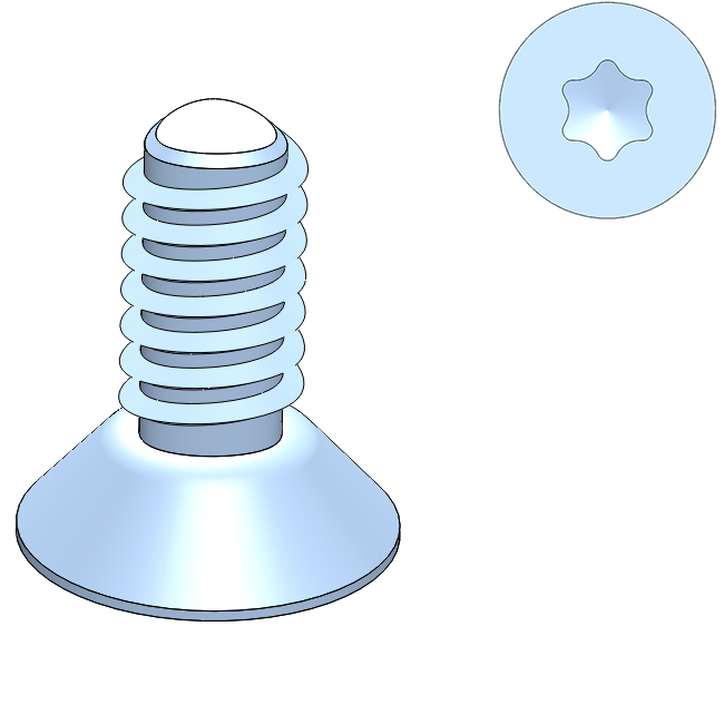 Blue Zinc Plated Steel