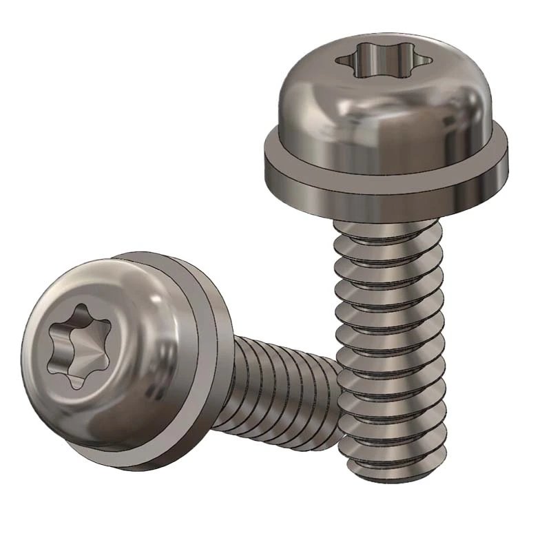 SUS304 Stainless Steel Sems Screws Suppliers - Pan Torx with Flat Washer