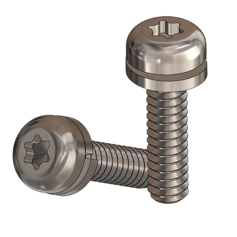SUS304 Stainless Steel Sems Screw Manufacturers - Pan Torx with Split Washer