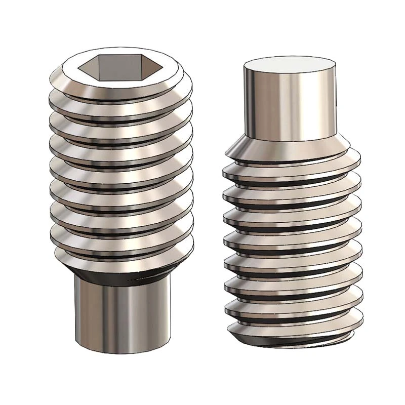 SUS304 Stainless Steel Socket Dog Point Set Screw | SUS304 Stainless Steel | Black | 12.9 Grade Steel